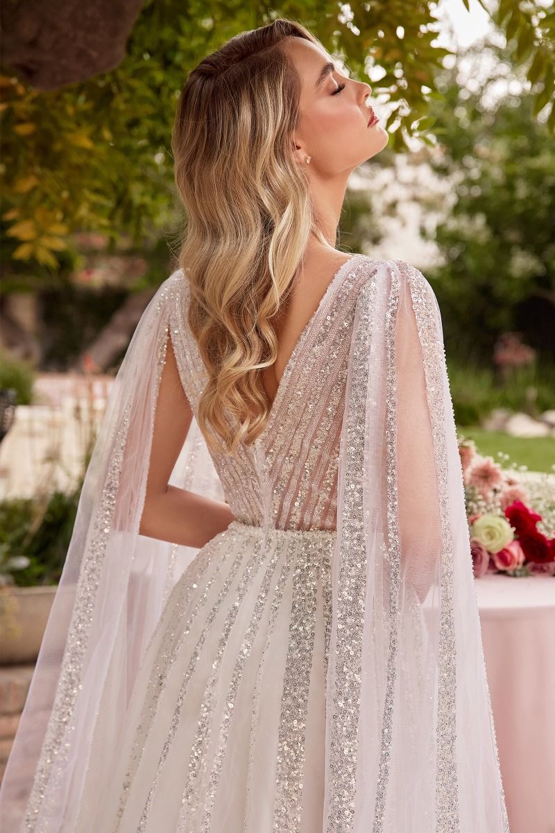 Vestido de Novia -Off White -Glitter